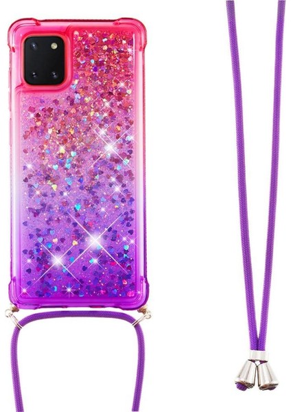 Samsung Galaxy Note 10 Lite Degrade Renkli Telefon Için Quicksand Telefon Kılıfı (Yurt Dışından)