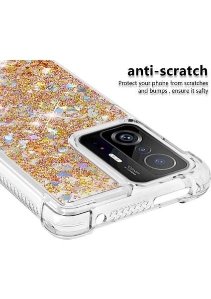 Telefon Kılıfı Için Xiaomi 11T/11T Pro Quicksand Glitter Sparkle Sevimli Tpu (Yurt Dışından) modelleri