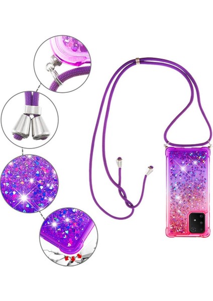 Samsung Galaxy S10 Lite Ayarlanabilir Boyun Kordon Için Quicksand Telefon Kılıfı (Yurt Dışından) fiyatları