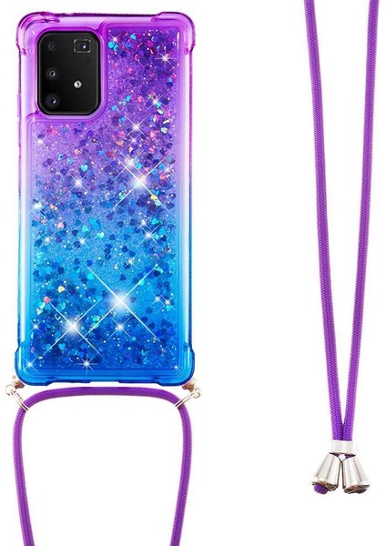Samsung Galaxy S10 Lite Ayarlanabilir Boyun Kordon Için Quicksand Telefon Kılıfı (Yurt Dışından) modelleri