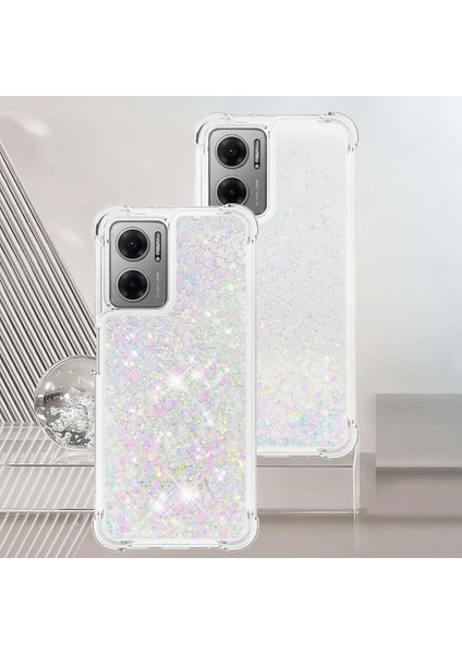 Xiaomi Poco M4 5g Darbeye Glitter Sparkle Sevimli Quicksand Için Telefon Kılıfı (Yurt Dışından) modelleri