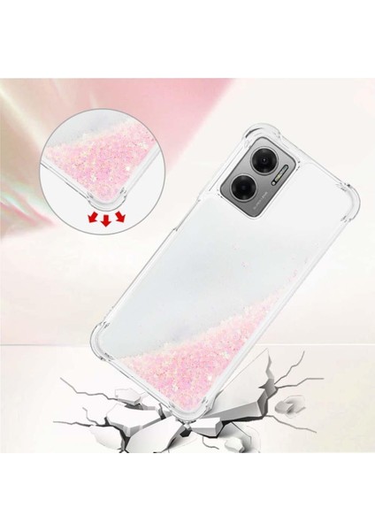 Xiaomi Redmi 10 5g 2022 Quicksand Darbeye Glitter Sevimli Için Telefon Kılıfı (Yurt Dışından) modelleri
