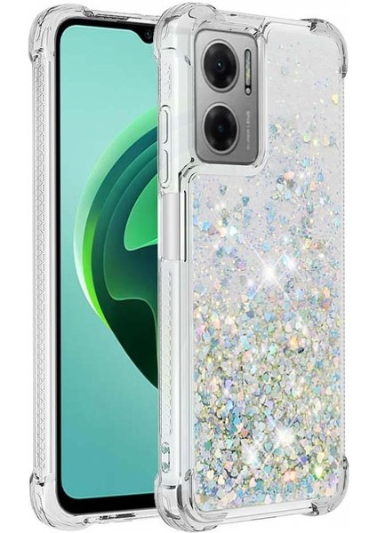 Xiaomi Redmi 10 5g 2022 Quicksand Darbeye Glitter Sevimli Için Telefon Kılıfı (Yurt Dışından)