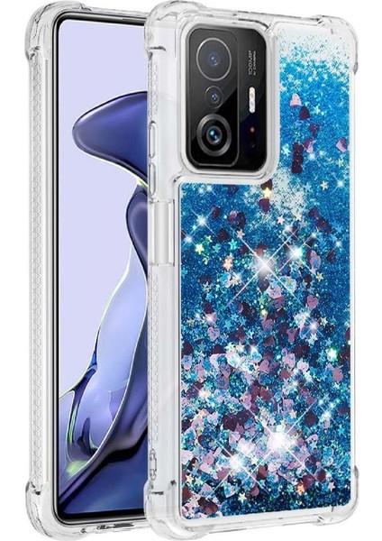 Telefon Kılıfı Için Xiaomi 11T/11T Pro Quicksand Glitter Sparkle Sevimli Tpu (Yurt Dışından)