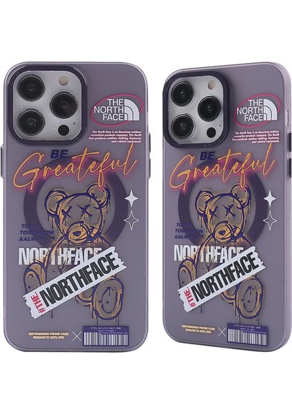 Iphone 14 Pro Kılıf Apollo Magneticsafe Desenli Kapak - Apollo Mor - 2