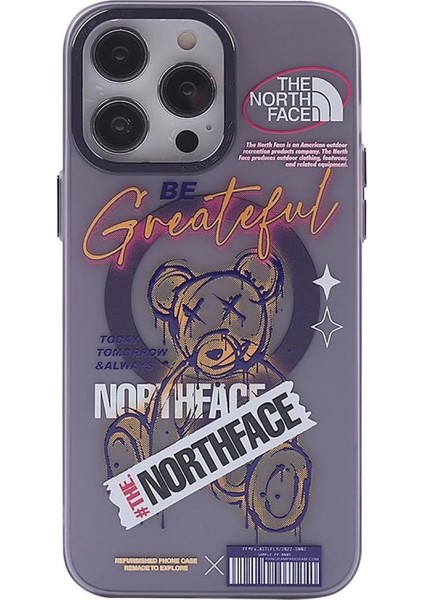 Iphone 14 Pro Kılıf Apollo Magneticsafe Desenli Kapak - Apollo Mor - 2 modelleri