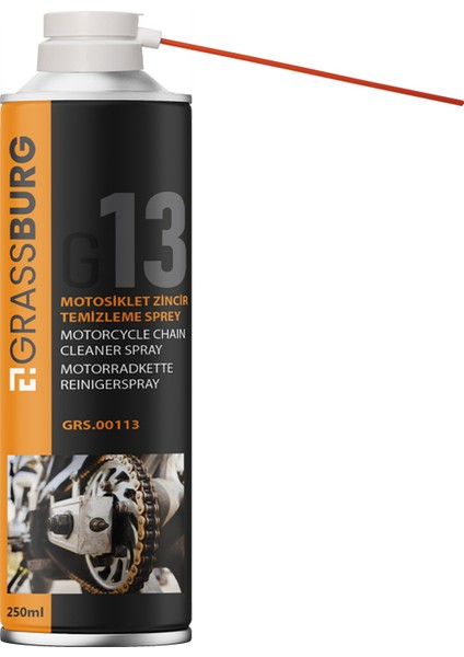 Motorsiklet Zincir Temizleme Spreyi 500 ml