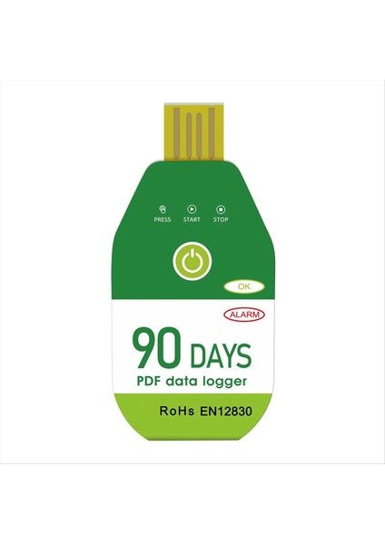 Alarm USB Soketi ile Soğuk Zincir Taşımacılığı Için Dijital Minyatür Yüksek Doğruluk Veri Günlüğü Sıcaklık Sensörü 90 Gün (Yurt Dışından) fiyatları