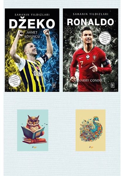 Dzeko - Ronaldo - Sahanın Yıldızları - Parodi Yayınları - Not Defterli Seti