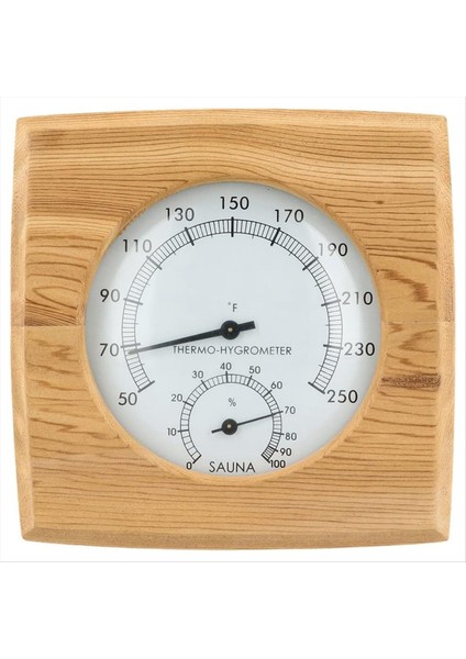 Ahşap Sauna Higrotermografi Sauna Termometresi ve Higrometre Iç Mekan Nem Sıcaklığı Ölçüm Sauna Odası (Yurt Dışından)
