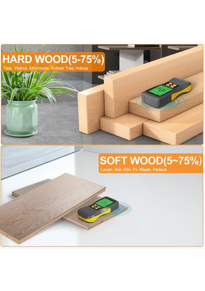 Pimsiz Ahşap Nem Sayaçları Alçıpanda Tahribatsız Nem Tespiti Bina Için Yüksek Nem Içerik Uyarıları (Yurt Dışından) modelleri