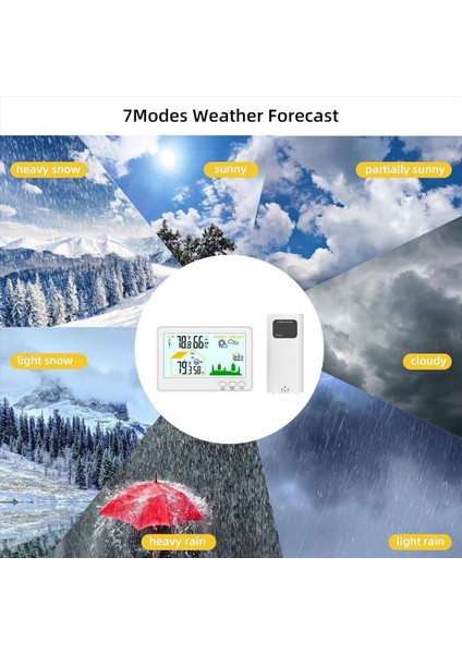 328FT/100M Aralığında Sıcaklık ve Nem ile Kapalı Dış Mekan Termometresi ve Higrometre Kablosuz Hava Istasyonları (Yurt Dışından) fiyatları