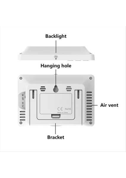 328FT/100M Aralığında Sıcaklık ve Nem ile Kapalı Dış Mekan Termometresi ve Higrometre Kablosuz Hava Istasyonları (Yurt Dışından) indirimleri