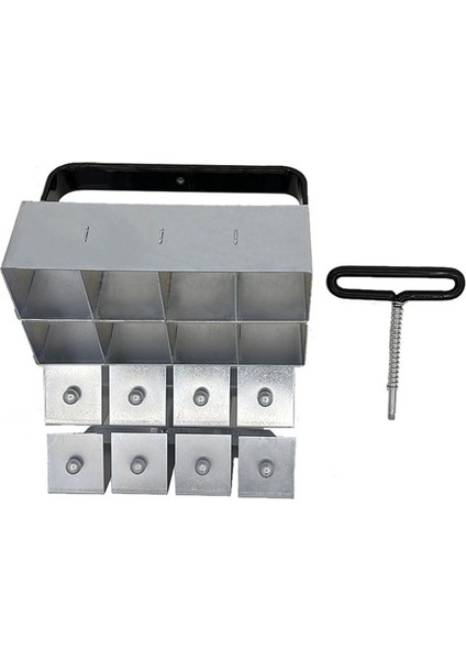 Manuel Toprak Bloğu Üreticisi Çifte 1 Dışarı 8 Toprak Bloker Aracı Toprak Blok Üreticisi Blok Üretim Cihazı (Yurt Dışından)