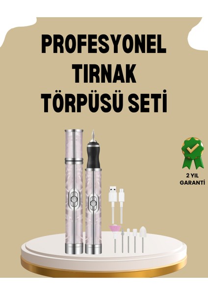 USB Şarjlı Profesyonel 20.000 Rpm Elektrikli Oje Sökücü ve Tırnak Bakım Aleti - UD001X-50K63