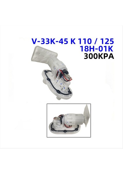 300KPA 18H-01K Yeni Motosiklet Yakıt Pompası Komplesi Yeson V-33K-45 K 110/125 (Yurt Dışından) modelleri