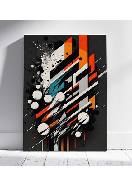 Kentsel Parçalanma Oturma Odası Kanvas Tablo Duvar Resim