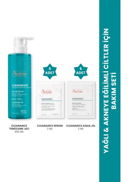 Yağlı & Akneye Eğilimli Ciltler Için Bakım Seti (Serum + Jel) Hediyeli