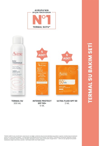 Termal Su Bakım Seti (Güneş Kremi + Ultra Fluid Losyon) Hediyeli