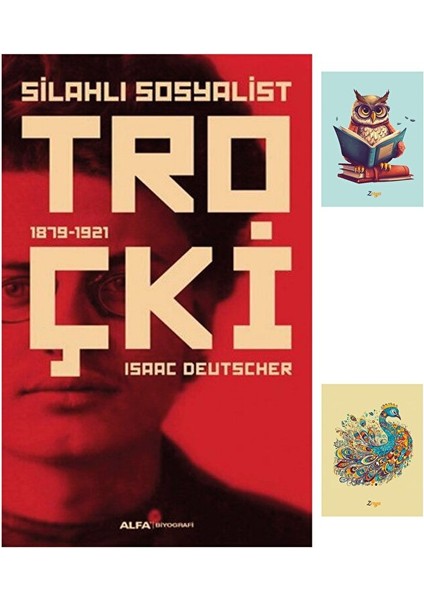 Silahlı Sosyalist Troçki - Isaac Deutscher - Alfa Yayıncılık 9786051714721 Not Defterli Seti