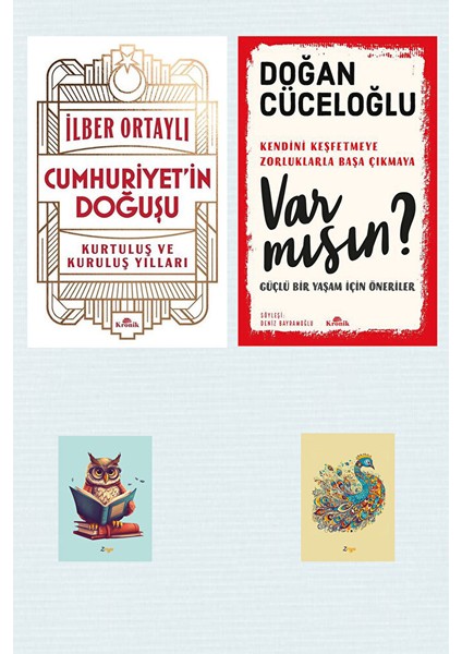 Cumhuriyet'in Doğuşu - Ilber Ortaylı - Var Mısın? - Doğan Cüceloğlu - Not Defterli Seti