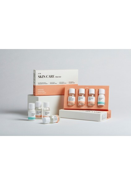 Galactomyces Niacinamide 4'lü Mini Kit | Kore Cilt Bakım Seti, Aydınlatıcı ve Bariyer Onarıcı