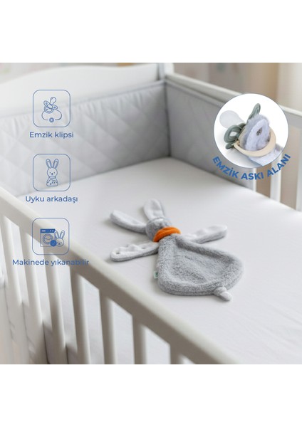 813 Emzik Askılı Uyku Arkadaşım Tavşan