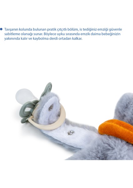 813 Emzik Askılı Uyku Arkadaşım Tavşan fırsatları