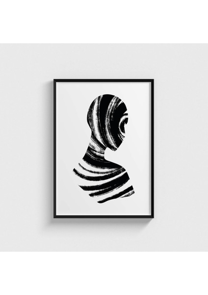 Human V3 Çerçeveli Tablo Ev Oda Duvar Dekorasyonu