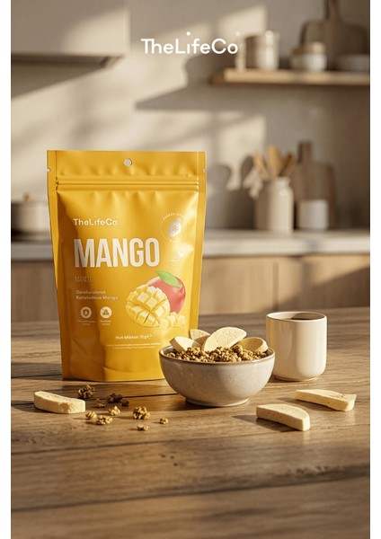 Freeze Dried - Dondurularak Kurutulmuş Mango 15 G fırsatları