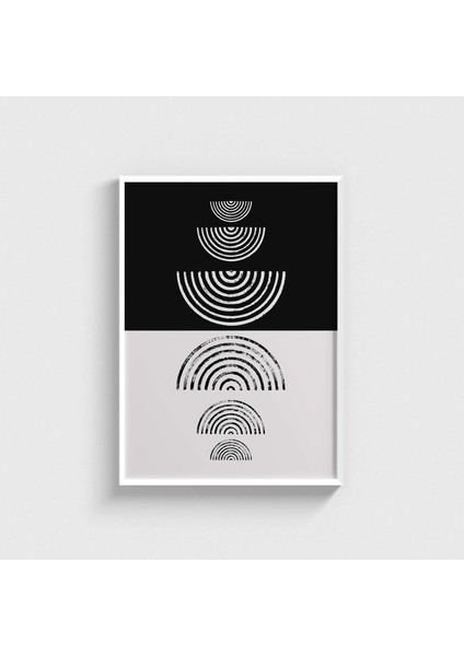 Parallel 3 Çerçeveli Tablo Ev Oda Duvar Dekorasyonu