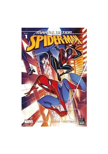 Asteriks 13 - Asteriks ve Kazan + Omzumdaki Iki Arkadaş + Marvel Action Spider-Man 1 modelleri