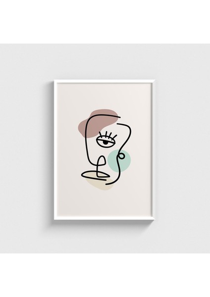 Face 2 Çerçeveli Tablo Ev Oda Duvar Dekorasyonu