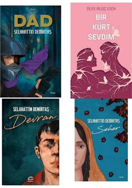 Selahattin Demirtaş Kitap Seti - Dad - Bir Kürt Sevdim - Seher - Devran - Dilek Bilgiç Esen
