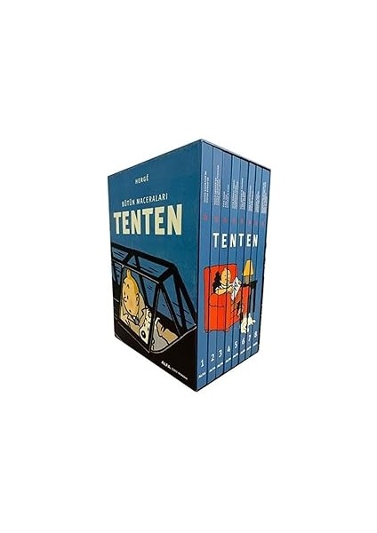 Iki Yaşam + Sandman 5 Sen Oyunu + Tenten - 8 Kitap Takım (Ciltli - Kutulu) modelleri