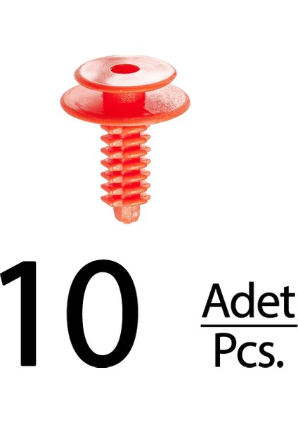 Fiat Iveco Lancia Için Kapı Döşeme Sabitleme Klips - 10 Adet