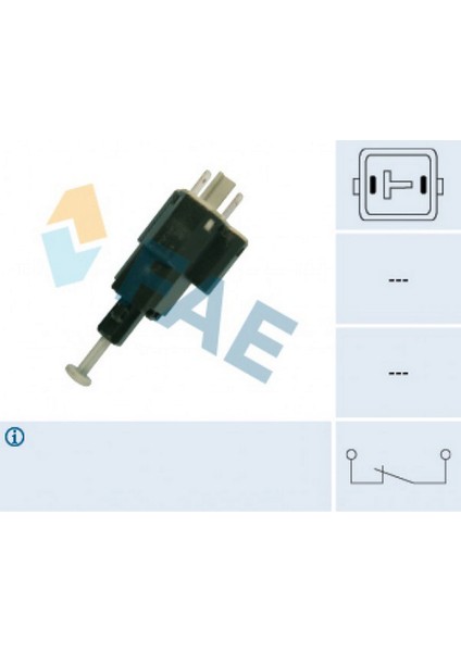 Xmpdby Fren Stop Müşürü 2 Fişli Astra G-Vectra B-Zafira A Hiz Sabitleme Yok