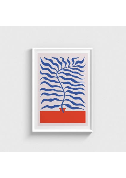 Weed Çerçeveli Tablo Ev Oda Duvar Dekorasyonu