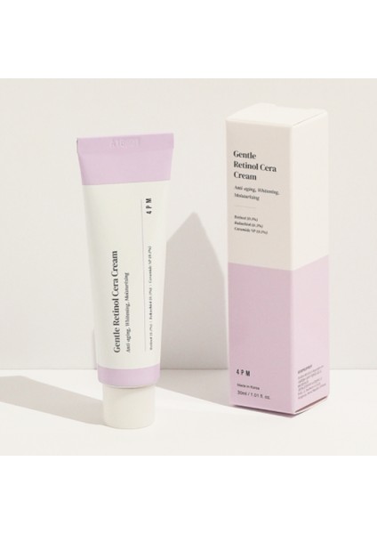 Retinol, Bakuchiol ve Seramid Içeren Gece Kremi 30 ml | Kırışıklık ve Yaşlanma Karşıtı