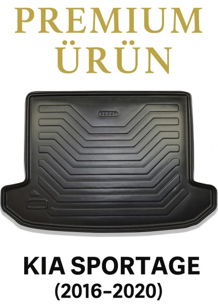 Kia Sportage Ql 2016-2020 Uyumlu 3D Bagaj Havuzu Premium