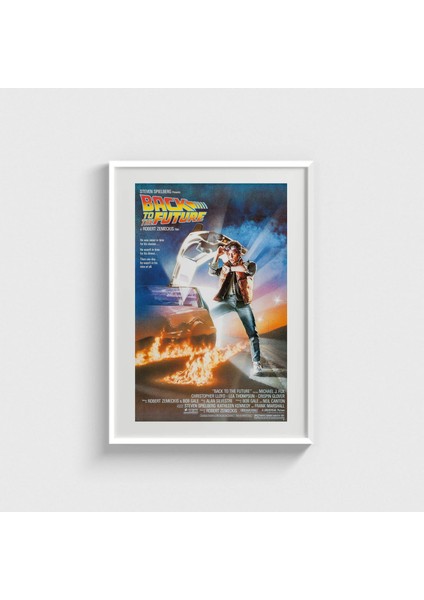 Back To The Future I (1985) Çerçeveli Tablo Ev Oda Duvar Dekorasyonu