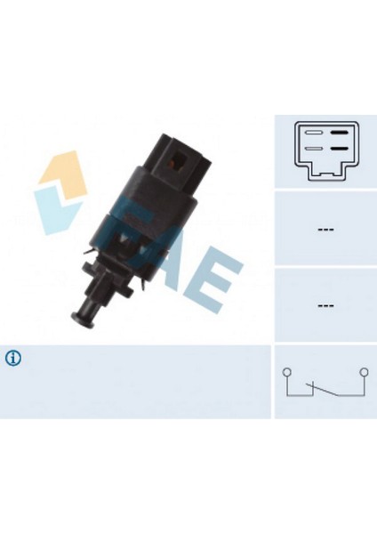 Xmpdby Fren Stop Müşürü Şalteri Chevrolet Aveo-Kalos 03- Lacetti-Epica-Rezzo-Spark 05- 2 Fişli