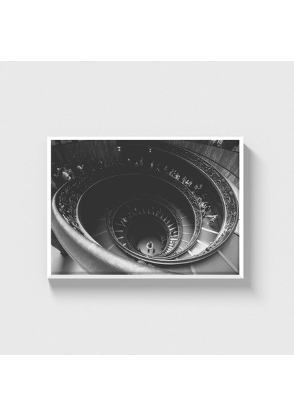 Spiral Staircase Çerçeveli Tablo Ev Oda Duvar Dekorasyonu