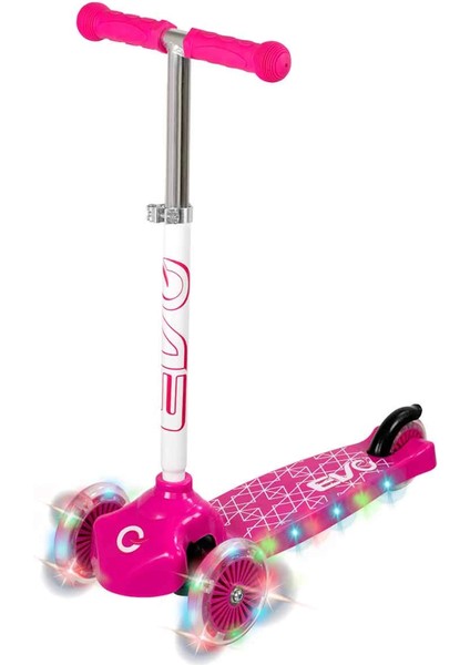 Işıklı Move N Groove Pembe Üç Tekerlekli Scooter