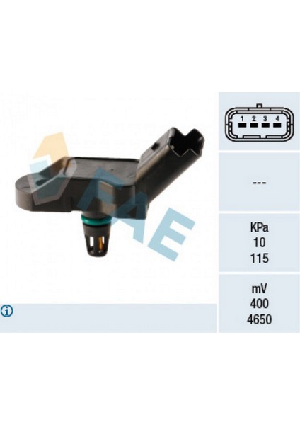 Xmpdby Emme Manifold Basinç Map Sensörü P106-P206-P207-P301-P306-P307-P308-P407-P1007-PARTNER-BERLINGO- C 2-C3-C4-C5-Xsara-Saxo 1.1-1.4-1.6-1.8-2.0-2.2