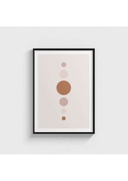 Round Çerçeveli Tablo Ev Oda Duvar Dekorasyonu