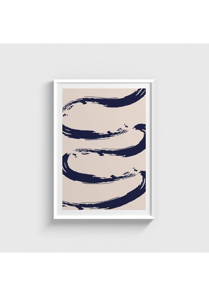 Brush 3 Çerçeveli Tablo Ev Oda Duvar Dekorasyonu