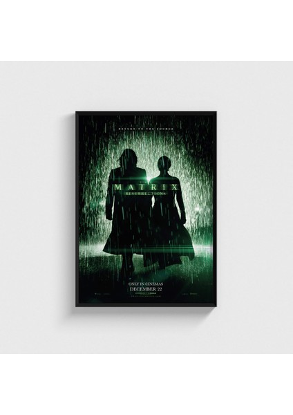 The Matrix Resurrections Çerçeveli Tablo Ev Oda Duvar Dekorasyonu