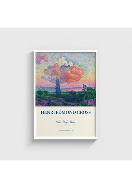 Henri Edmond Cross - The Pink Cloud Çerçeveli Tablo Ev Oda Duvar Dekorasyonu