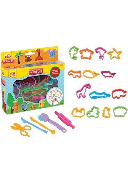 Art Craft Eğlenceli Kalıplar 19PARÇA fiyatları